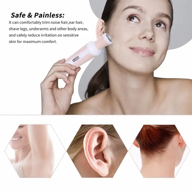 Sweettouch Rechargeable Nose Hair Trimmer Body Shaver Eyebrow