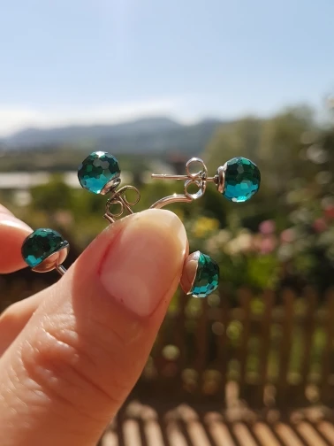 LUXUKISSKIDS серьги из нержавеющей стали Двухсторонние для женщин гвоздики brinco