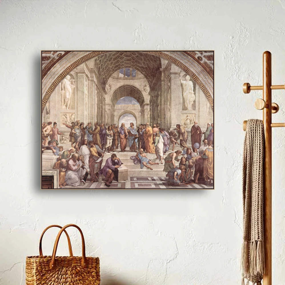 

Laeacco Canvas Painting Calligraphy Classic European Renaissance Posters and Prints Wall Artwork Pictures Living Room Home Decor