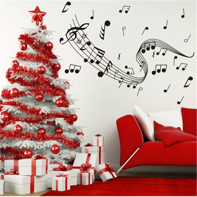 JX-LCLYL Removable Music Notes Band Room Home Wall Stickers Decals Vinyl DIY Decor Art