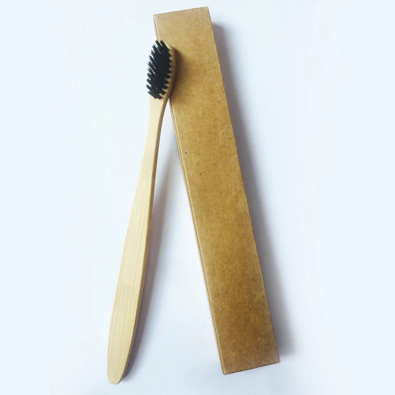 1 шт., личная Экологичная зубная щетка с бамбуковым углем для здоровья полости рта, мягкая Угольная щетка, зубная щетка для ухода за полостью рта