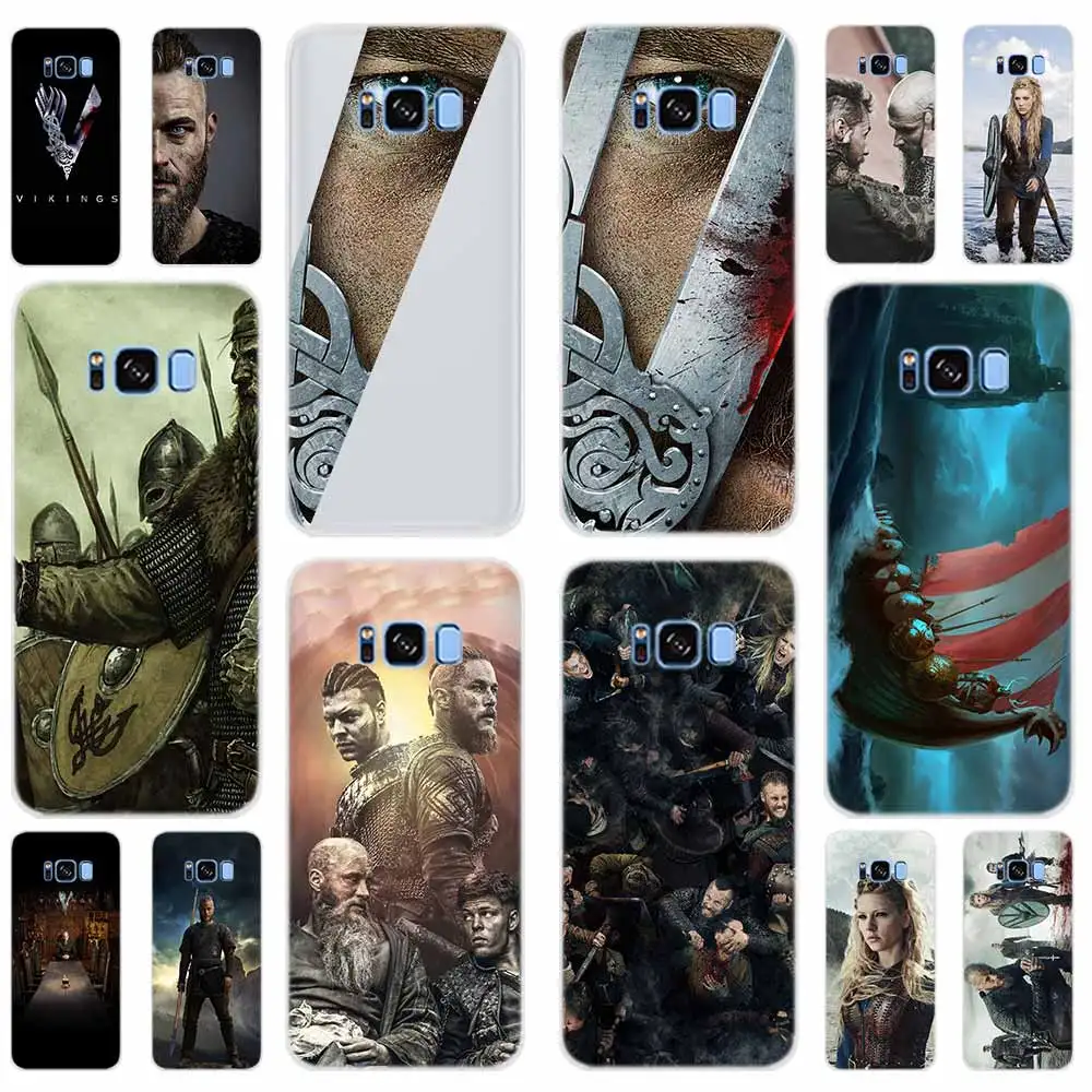 viking series Soft Cover For Samsung Galaxy S7 Edge S8 S9 S10 S11 S20 S21 Plus Lite E Ultra Case | Мобильные телефоны и