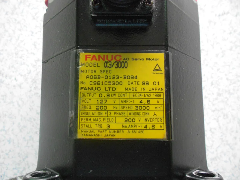 FANUC серводвигатель переменного тока A06B 0123 B084