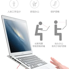 Высокое качество небольшая скобка портативный складной белый держатель для ноутбука