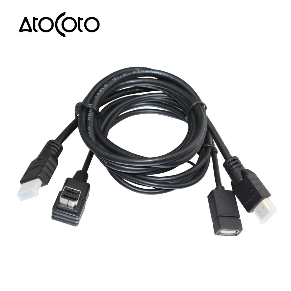 

CD-IH202 HDMI USB to 30 Pin Interface for Pioneer AVIC-Z150BH AppRadio Car Stereo Connector Cable for iPhone