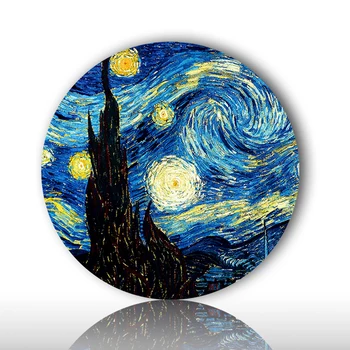 

Holland famous painter Vincent Willem van Gogh painting wall hanging decorative plates impressionism style for home decoration