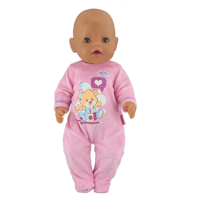 Новая кукла прыжок костюмы подходит для 43 см Zapf Baby Doll 17 дюймов Reborn Baby Doll Одежда