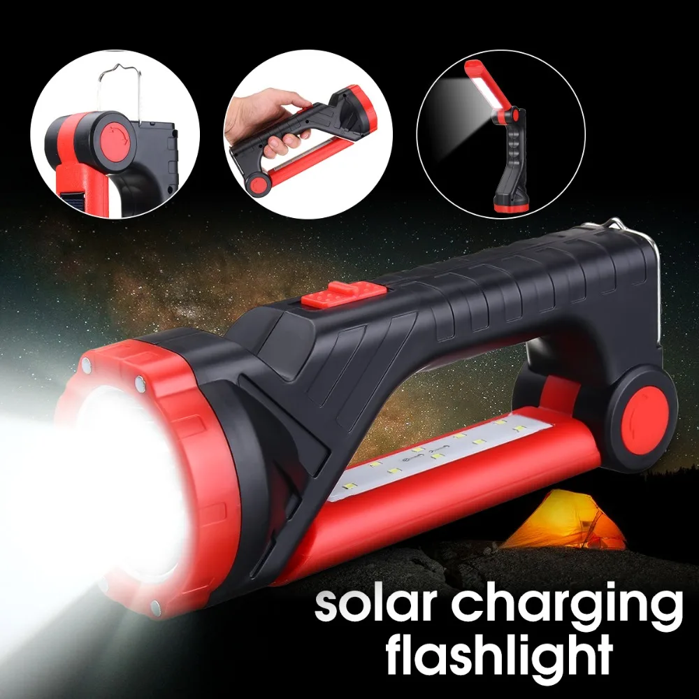 3W-Emergency-Multi-function-Solar-Flashlight-Rechargeable-LED-Light-Lamp-Charging-Powerful-Torch-For-Outdoor-Camping-Hiking 