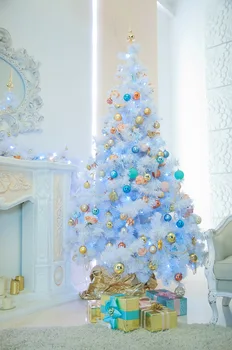 

Christmas Background Photography Winter Tree Gifts Customized Children Backgrounds For Photo Studio