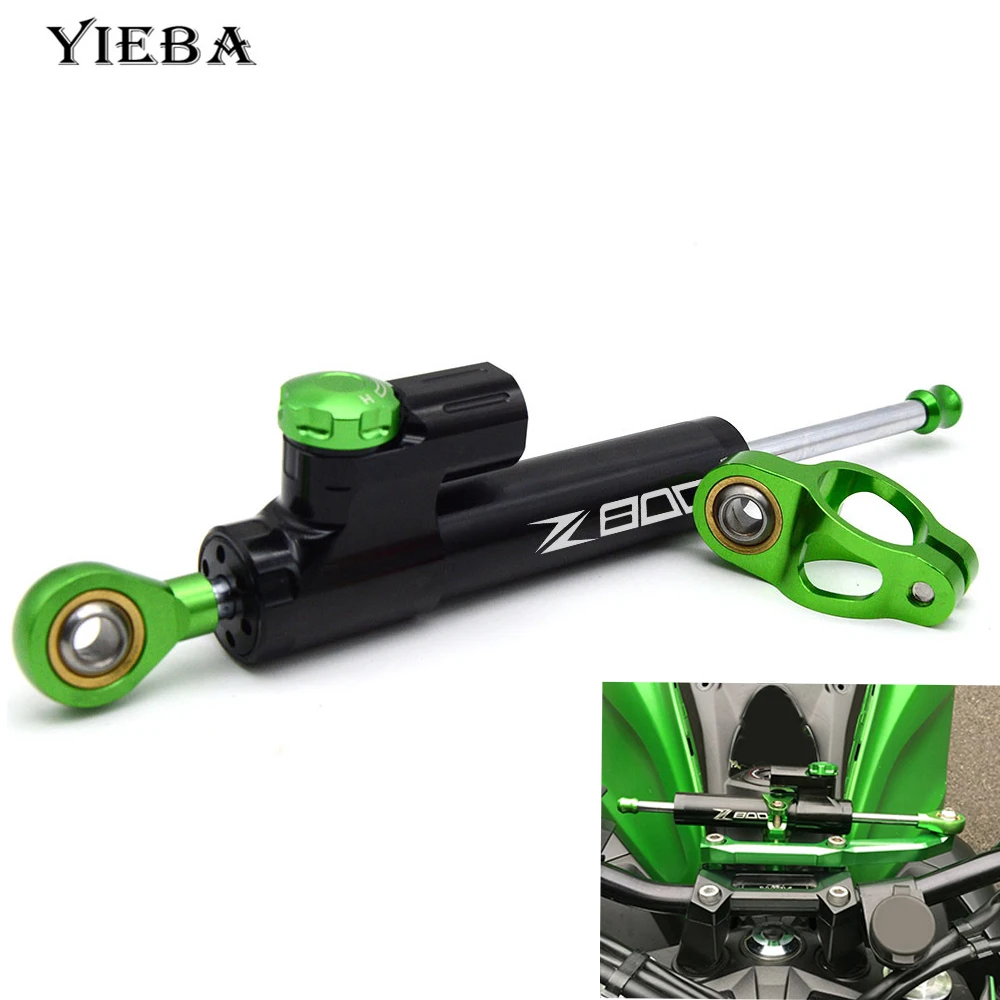 FOR KAWASAKI Z800 Z 800 Z900RS Z900 Z 900 LOGO NEW CNC Motorcycle Stabilizer Damper Complete Steering Mounting Bracke 2018