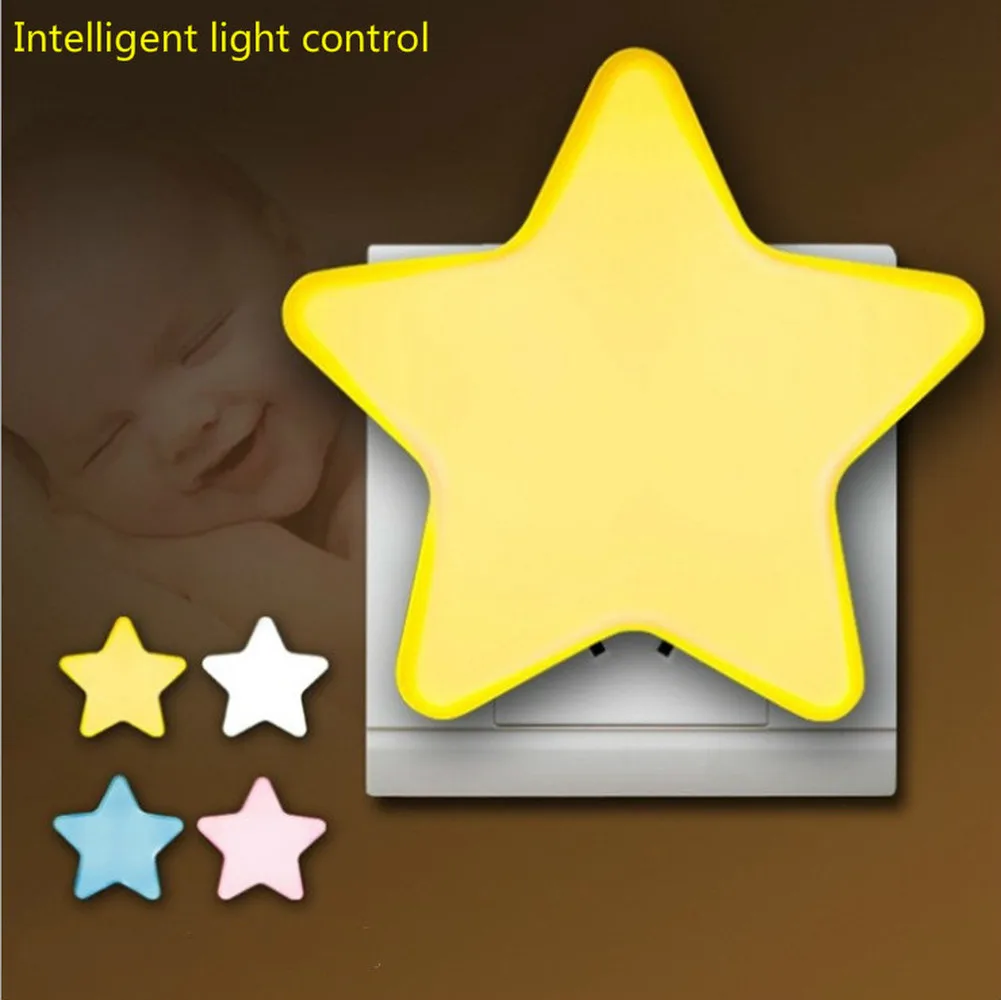 

New LED Night Light Mini Light Sensor Control 110V 220V EU US Plug Energy Saving Lamp for Living Room Bedroom Lighting Baby Kids
