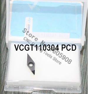 

Free shipping 2PCS VCGT110304 PCD Diamond inserts ,Carbide Milling Inserts,CNC Insert, Turning insert For SVQCR/ SVJCR / SVZCR