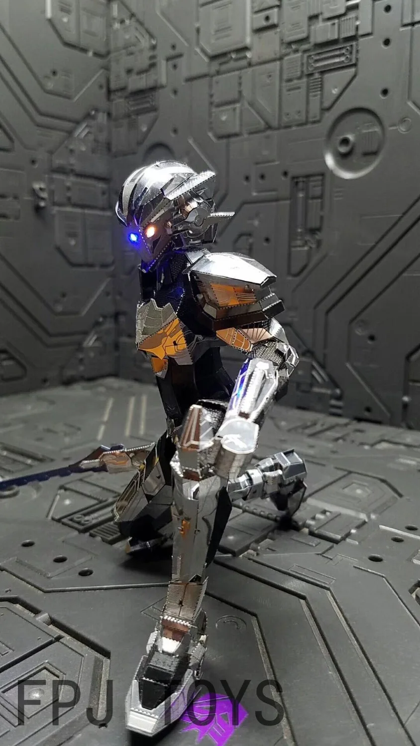 

3D Metal Puzzle Nano Core Bader Knights Armor Assemble Model Kit 3D Laser Cut Jigsaw Toys New Year Gift Educational Toys