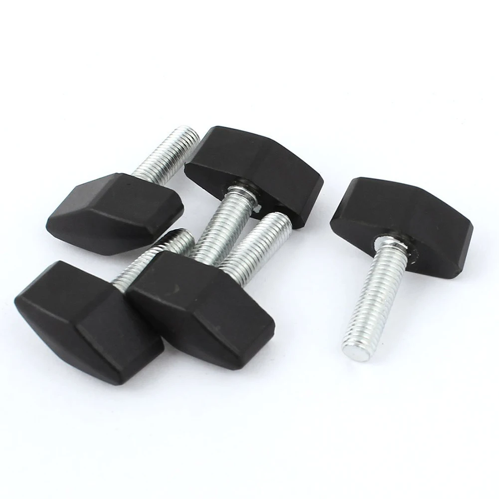 5pcs M8x30mm Thread Rotating Adjustable T Clamping Handle Screw Knobin Screws from Home