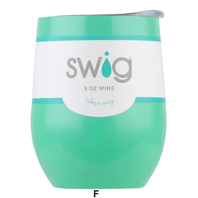 Swig Wine Cups 9oz 6oz Swig With Lids 304 Stainless Steel Tumber Mug