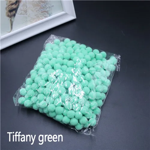 Tiffany green 550 шт./пакет помпоном 8 мм роскошный баскетбольный мяч для собственными руками Сделай Сам Материал раннего обучения со шпилькой, креативный, ручная работа, Свадебная вечеринка дома деко - Цвет: Tiffany green