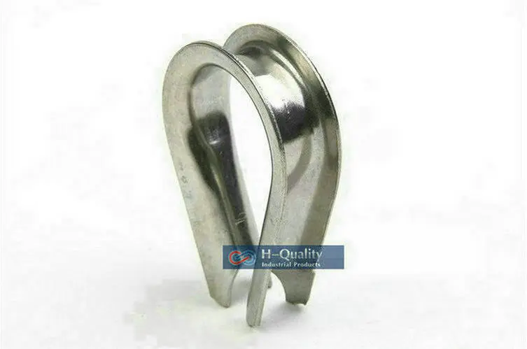 

Heavy Duty Stainless Steel 304 DIN6899 Wire Rope Cable Thimbles M16
