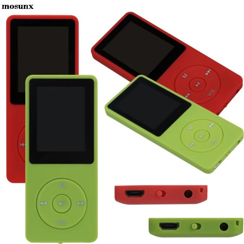 

mosunx 8GB Mini Slim Digital MP3 Player LCD Screen FM Radio Video Games Movie Sprot Mini Mp3 Fashion Mp3 Digital Music Player