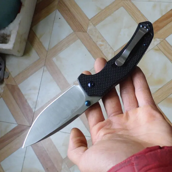 58-60HRC Ganzo F7611 440C G10 or Carbon Fiber Handle Folding knife Survival Camping tool Pocket Knife tactical edc outdoor tool