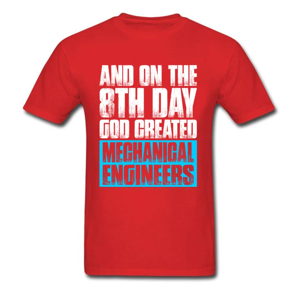 And On The 8th Day God Created Mechanical Engineer_red
