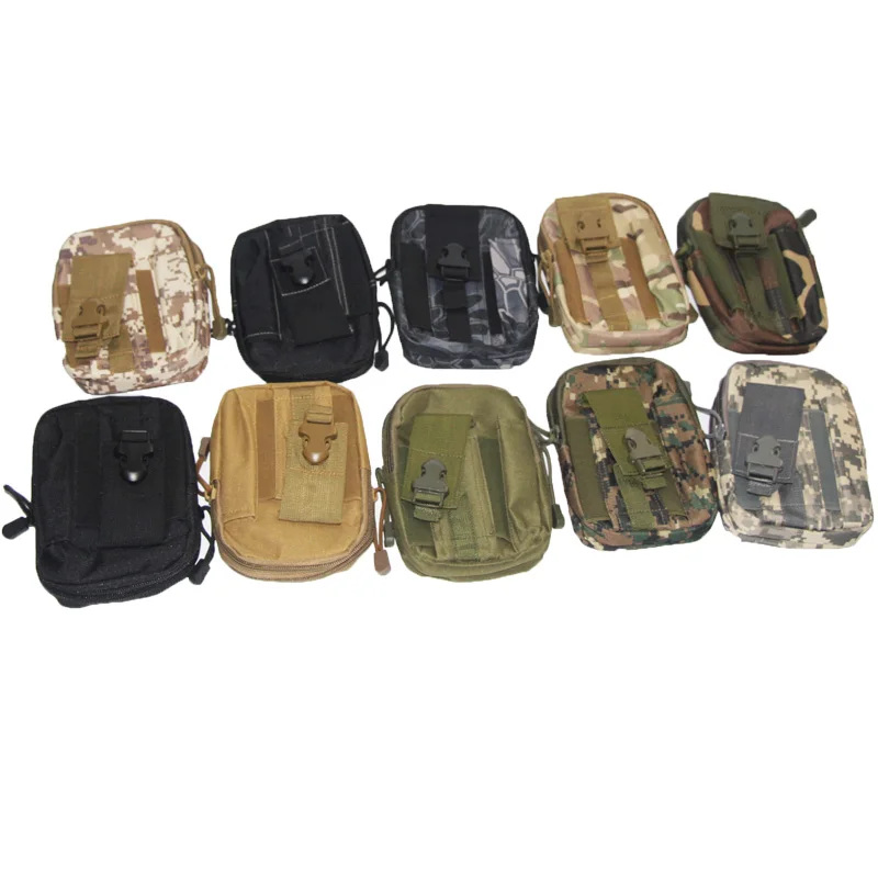 

New Outdoor Tactical Phone Pouch Hunting Airsoft Molle Hip Waist Belt Clip Bag Wallet EDC Gadget Pouch Tool Dump Drop Bag Holder