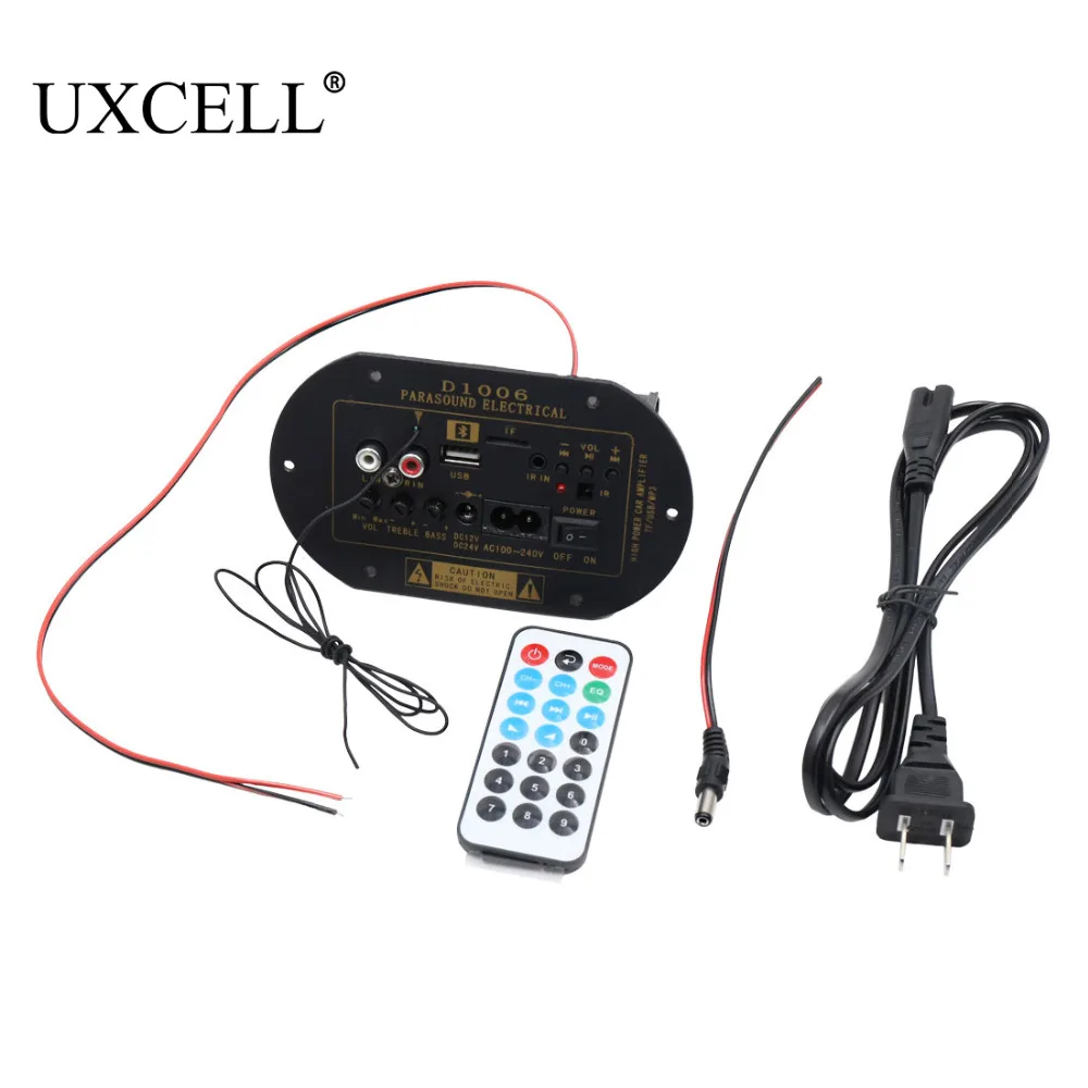 UXCELL DC 12V/24V AC 100 240V Напряжение автомобиля Bluetooth сабвуфер MP3 аудио hi fi басовая Плата