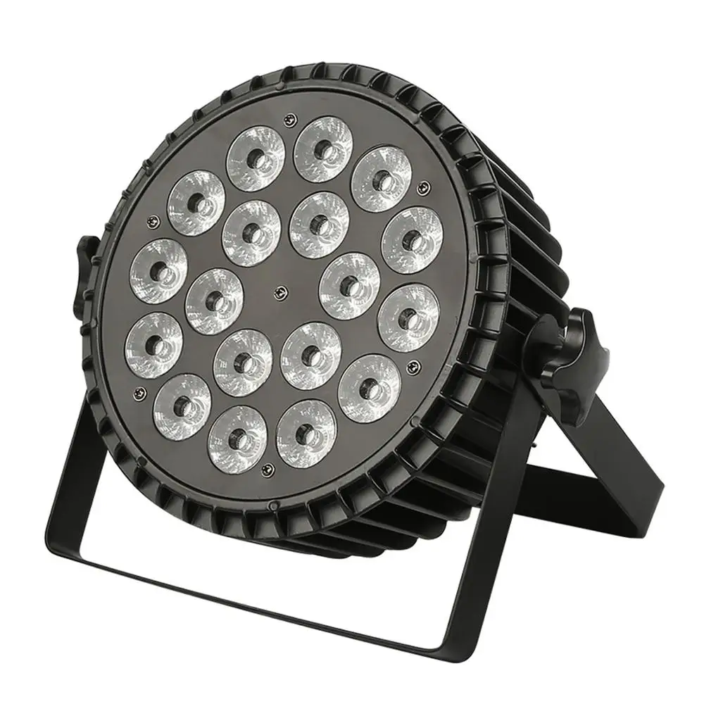 4PCS 270W 18LED RGBWA UV 6IN1 Stage Effect Par Lighting DMX512 Strobe Party DJ