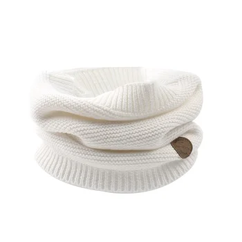 

Cotton Soft Baby Scarf Casual Knitted Kids Safe Collar Scarf Solid Warm Baby Girls Scarf Winter Spring 1-5Y Baby Boys Clothing