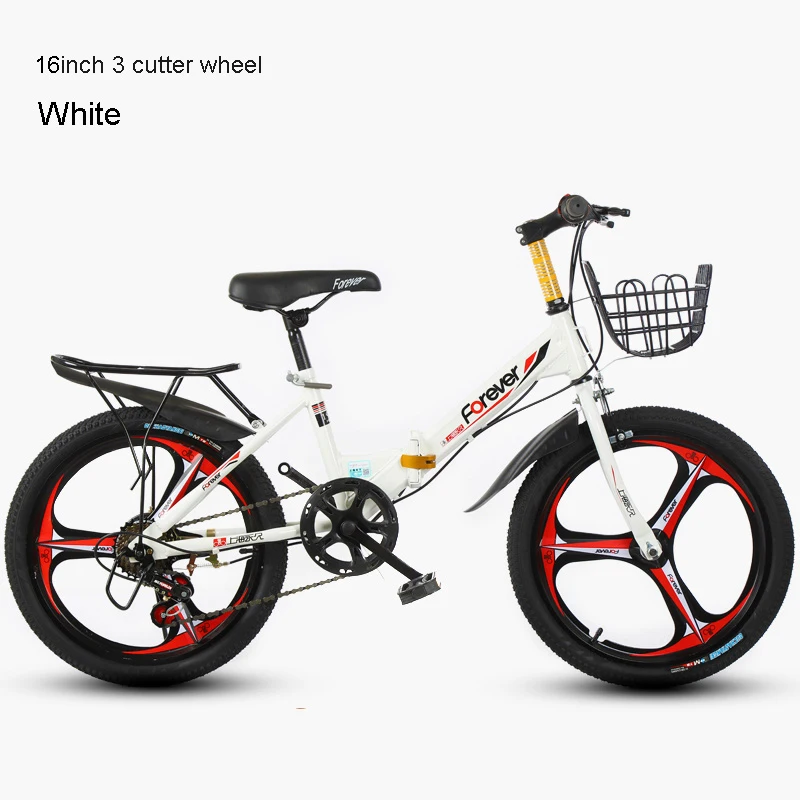 16 дюймовый детский велосипед малыш горный велосипед единой скорости и 6 скоростей для детского велосипеда складной студенческого велосипед для мальчиков и девочек велосипед