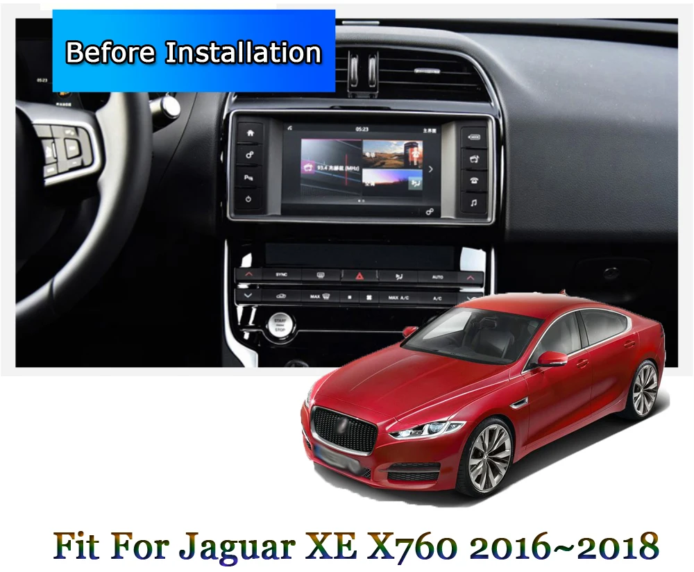 Perfect Liandlee 10.25Inch Android For Jaguar XE XEL X760 2015~2018 Stereo Tesla style Video Carplay Map GPS Navi Navigation Multimedia 9