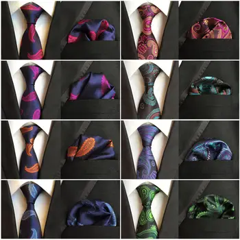 

Mens Stylish Floral Paisley Necktie Pocket Square Ties Handkerchief Set Lot New HZTIE0207