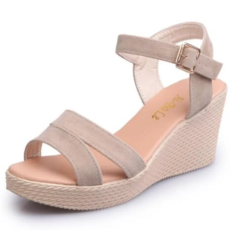 

New Women Sandals Women Shoes Summer Open Toe Fish Head Fashion Platform High Heels Wedge Sandals Shoes Woman zapatos mujer