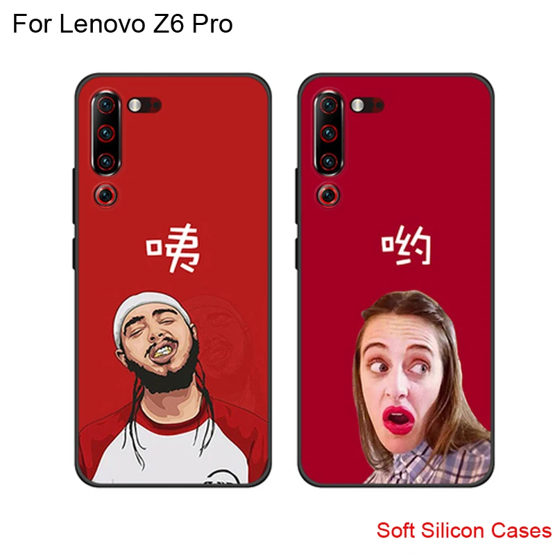 Чехол для Lenovo Z6 z6 Pro силиконовый мягкий чехол-накладка Z 6 милый мультяшный рисунок