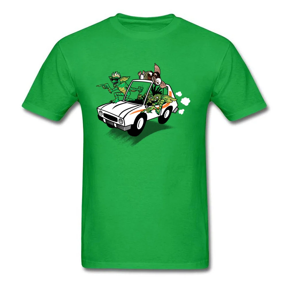 Normal Gremlinz Party Short Sleeve Labor Day Tops & Tees Retro O-Neck 100% Cotton T Shirts Men T Shirt Wholesale Gremlinz green