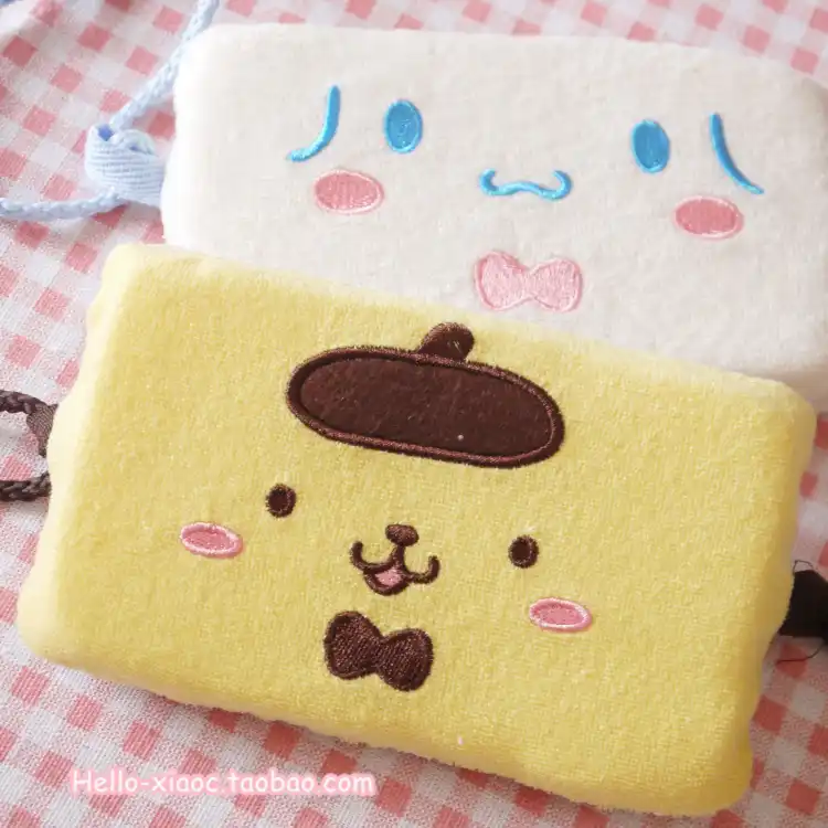 Новый милый My melody Cinnamoroll, собака, кошка, хлопковый шар для ванной, подвесной, настенный, для мытья тела, для душа, куклы, аксессуары 17 см - изображение