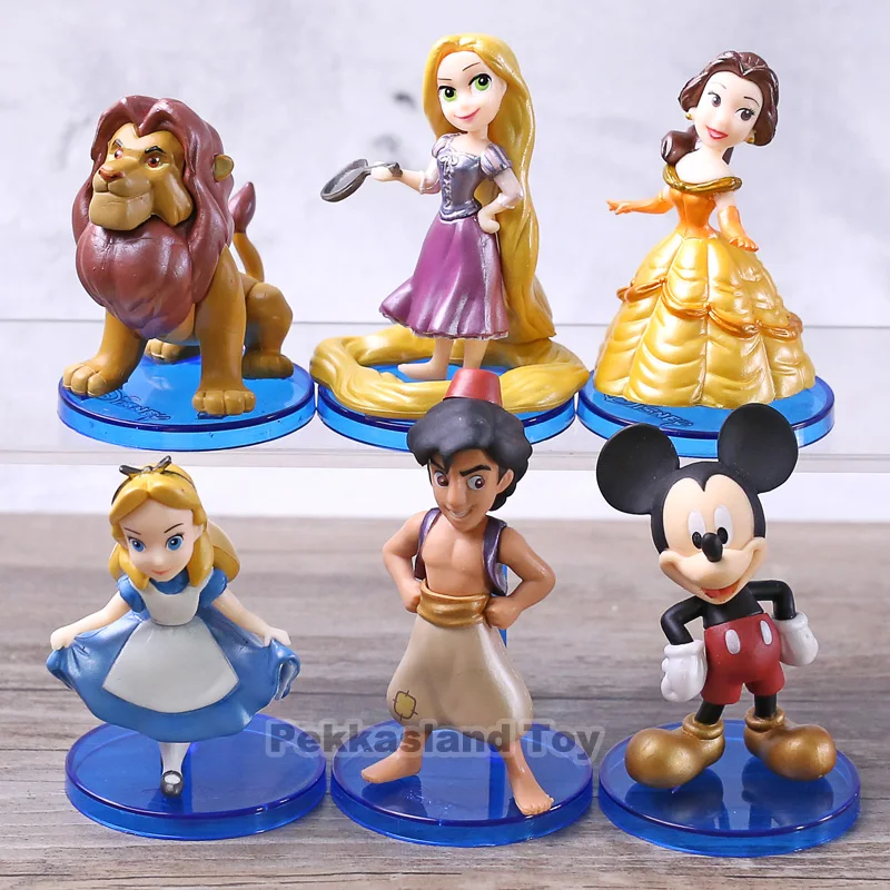 

WCF Story 00 Special Memories vol.1 Alice Rapunzel Aladdin The Lion King Beauty the Beast PVC Figures Toys 6pcs/set