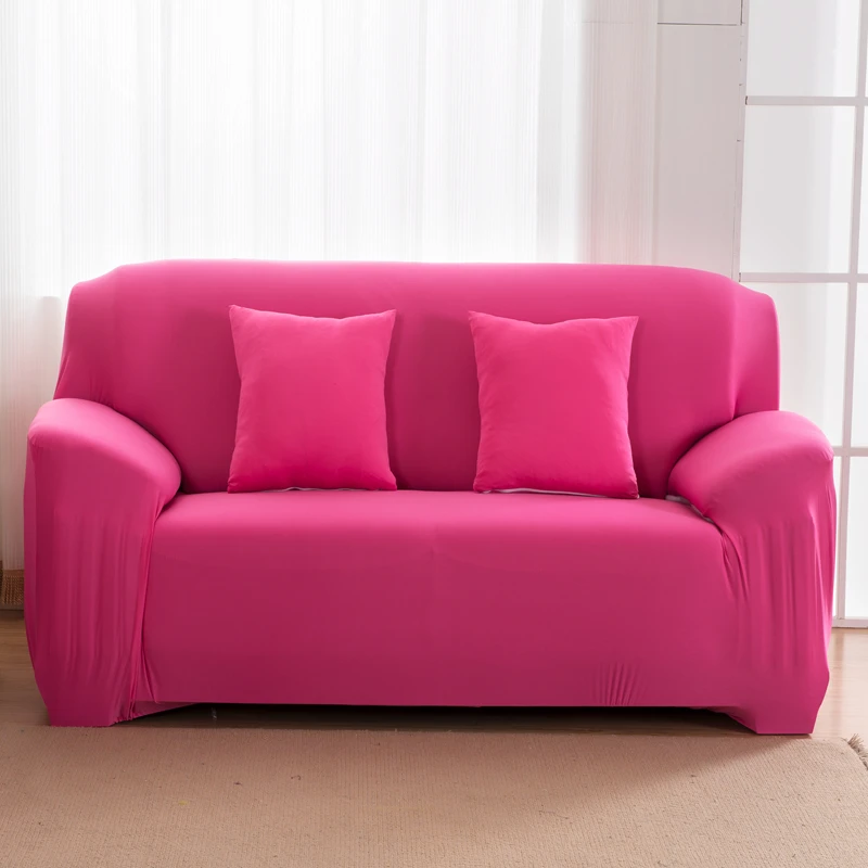 Грез Нескользящие резиновые сапоги с эластичной диванных чехлов полиэстер все включено стрейч секционный диван диванную подушку Полотенца 1/2/3/4-seater - Цвет: Meihong