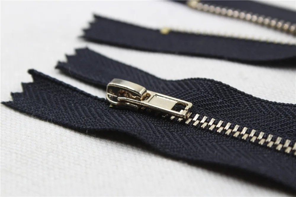 Free shipping 10pcs high quality zippers for sewing diy 3 golden
