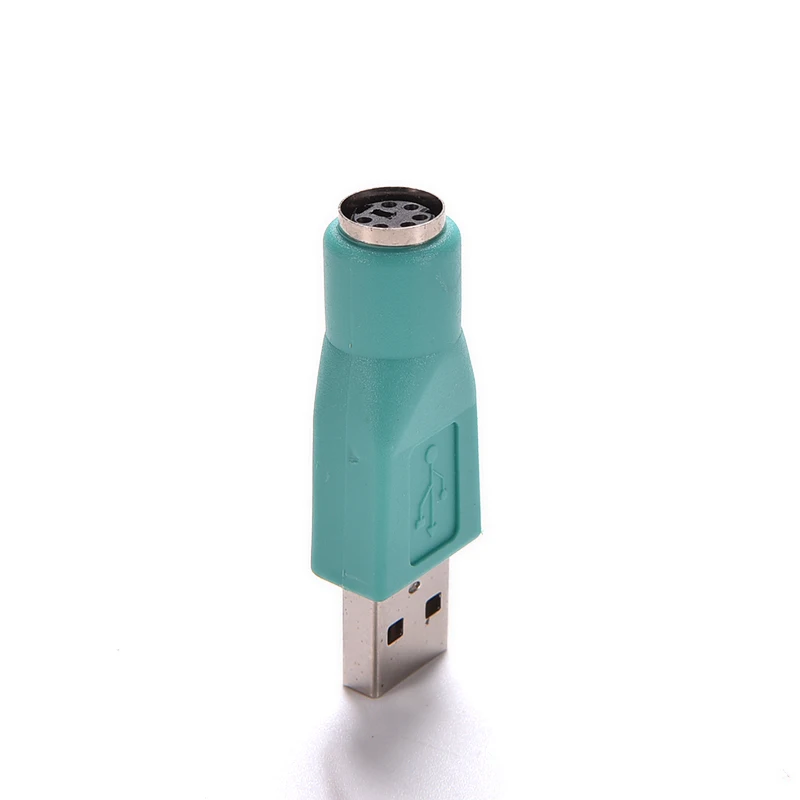 1 шт. 2 0 USB штекер для PS2 гнездовой конвертер адаптер компьютера|Компьютерные