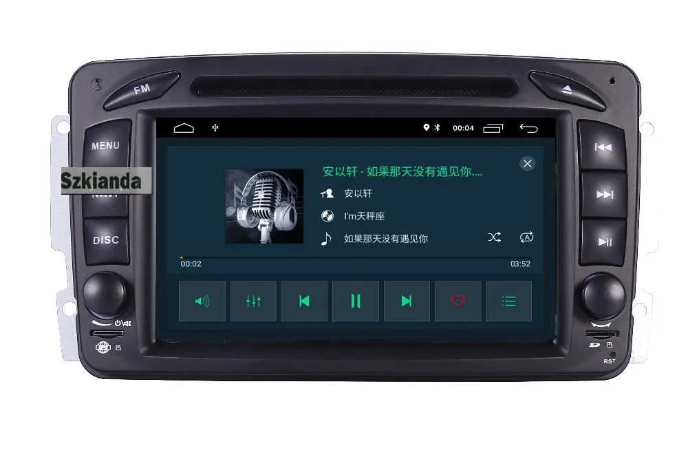 Top In Stock 7"Android 9.0 Car DVD Player For Mercedes Benz CLK W209 W203 W463 W208 Wifi 3G GPS Bluetooth Radio Stereo audio media 28