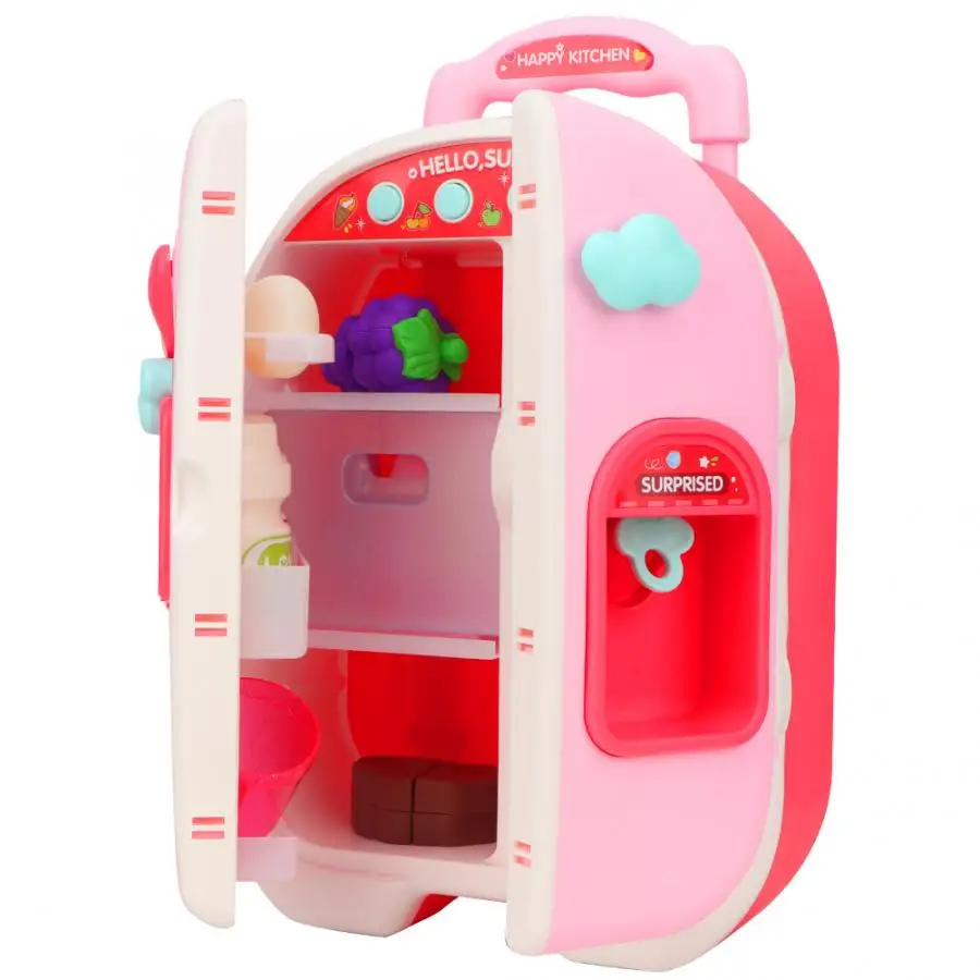 Имитационный кухонный набор детских игрушек для девочек, ролевые игры, игрушка на холодильник, набор для приготовления пищи, детские игрушки для малышей
