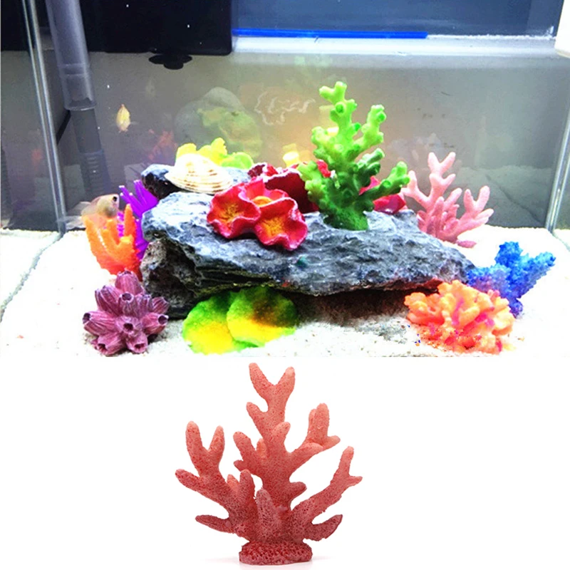 Aquarium de corail en résine 1 pièce | Décoration d'aquarium, de poissons de corail artificiels, ornements d'aquarium de poissons de Akvaryum Dekor, décoration de réservoir de poissons | AliExpress