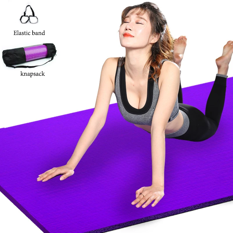 

183*61*1cm Thickess Non-Slip Comfort Foam Yoga Mat Sport Gym Soft Pilates Mats Foldable for Body Building Fitness Exercises tool