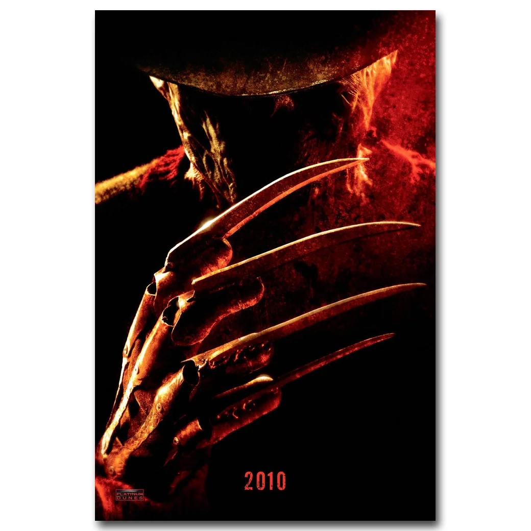 2010 A NIGHTMARE ON ELM STREET Movie Silk Fabric Poster Horror Freddy Kruger