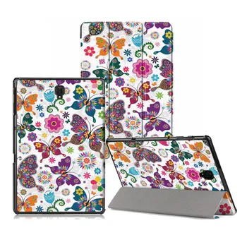 

Good Quality Print Cover For Samsung Galaxy Tab A 10.5 SM-T595 T590 T595 T597 Flip Slim Stand PU Case 30PCS/Lot