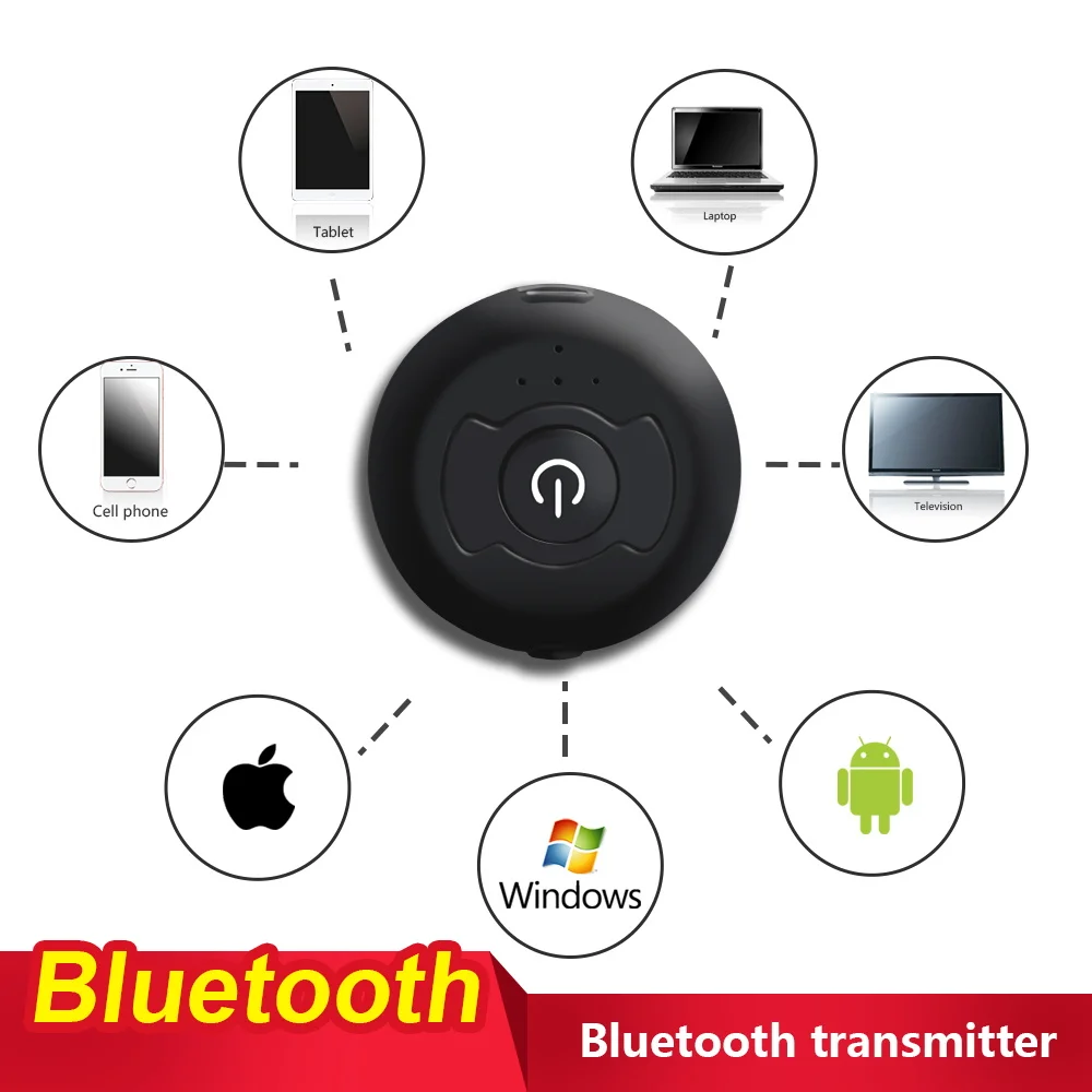 Беспроводной 3 5 мм Bluetooth передатчик многоточечный аудио музыка стерео Ключ