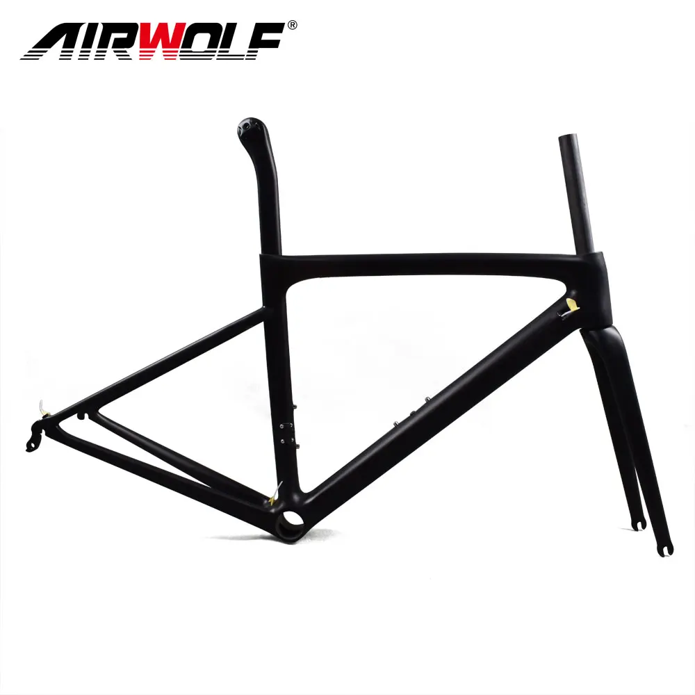 Top Airwolf new carbon road frame only 787g ultralight carbon bike frame with fork/seatpost/headsets Chinese bicicleta carbon frame 4