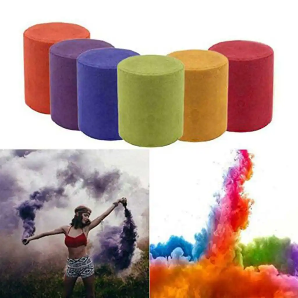 Colorful Smoke Effect Smoke CakeShow Round Bomb Stage Photography Aid Props  Smoke Fog Background Advertising 6pcs 2019 New|Party Spray Supplies| -  AliExpress