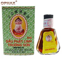 3PCS/LOT OPHAX Natural herbal Buddha Oil 5ML headache essential oil for headache relieve back pain relief patch Active oil X238G