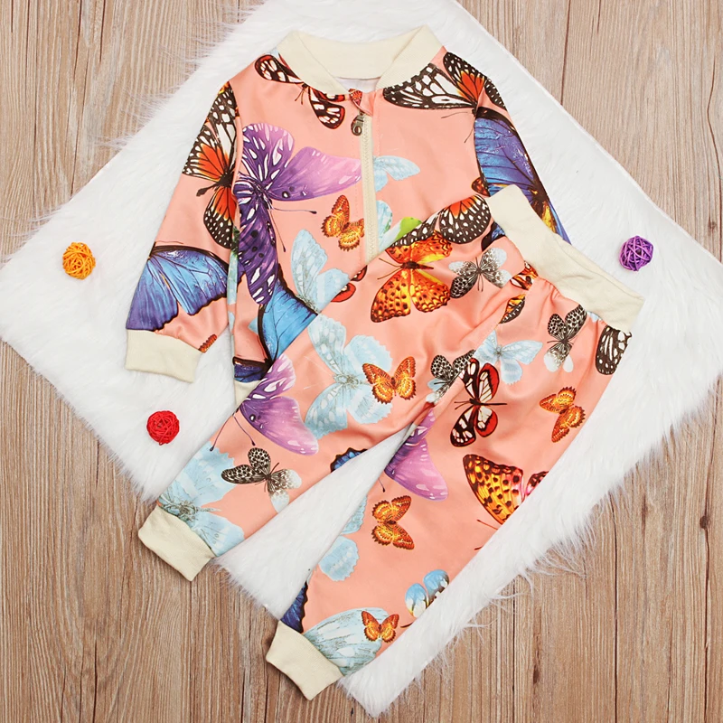 

Rorychen Children Clothing Set 2Pcs Sports Suit For Girls Winter Toddler Suits For Girls Kids Tracksuit Baby Kids School Costume